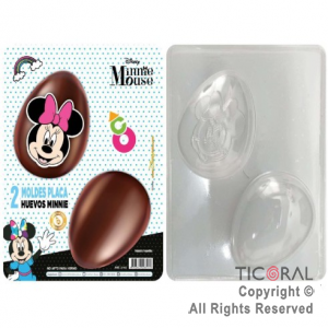 MOLDE PLACA HUEVO PASCUA X 2 MINNIE